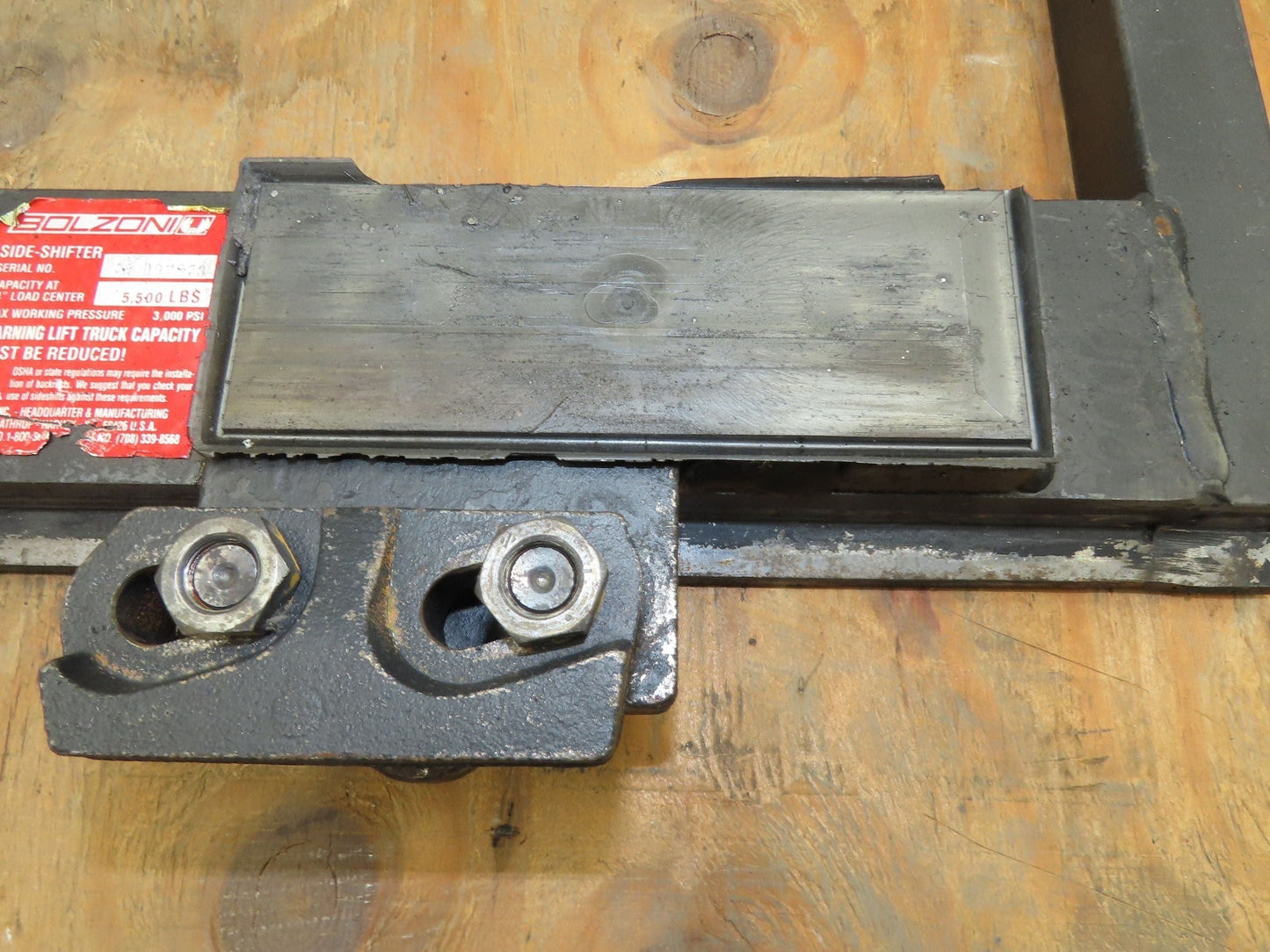 Bolzoni Auramo Forklift Class 2 SideShift Attachment 16" x 32" Wide 5500lbs