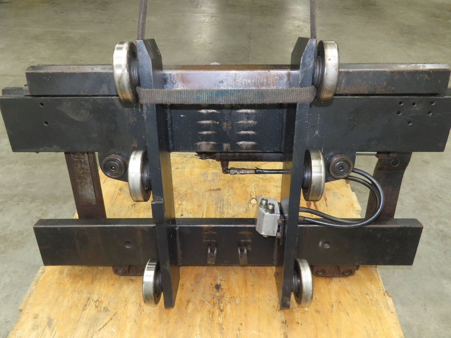 Forklift Class 3 SideShift Attachment 20" x 41" Wide 600lbs Lift Bracket Roller