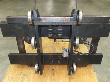 Forklift Class 3 SideShift Attachment 20" x 41" Wide 600lbs Lift Bracket Roller