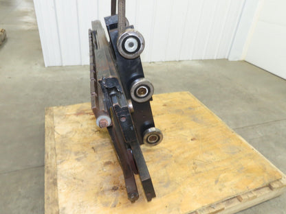 Forklift Class 3 SideShift Attachment 20" x 41" Wide 600lbs Lift Bracket Roller