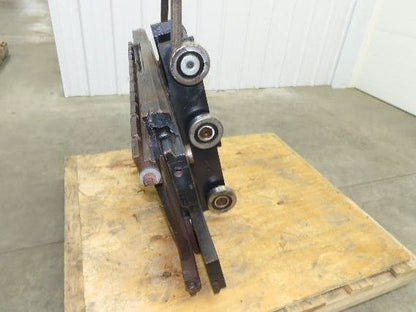 Forklift Class 3 SideShift Attachment 20" x 41" Wide 600lbs Lift Bracket Roller