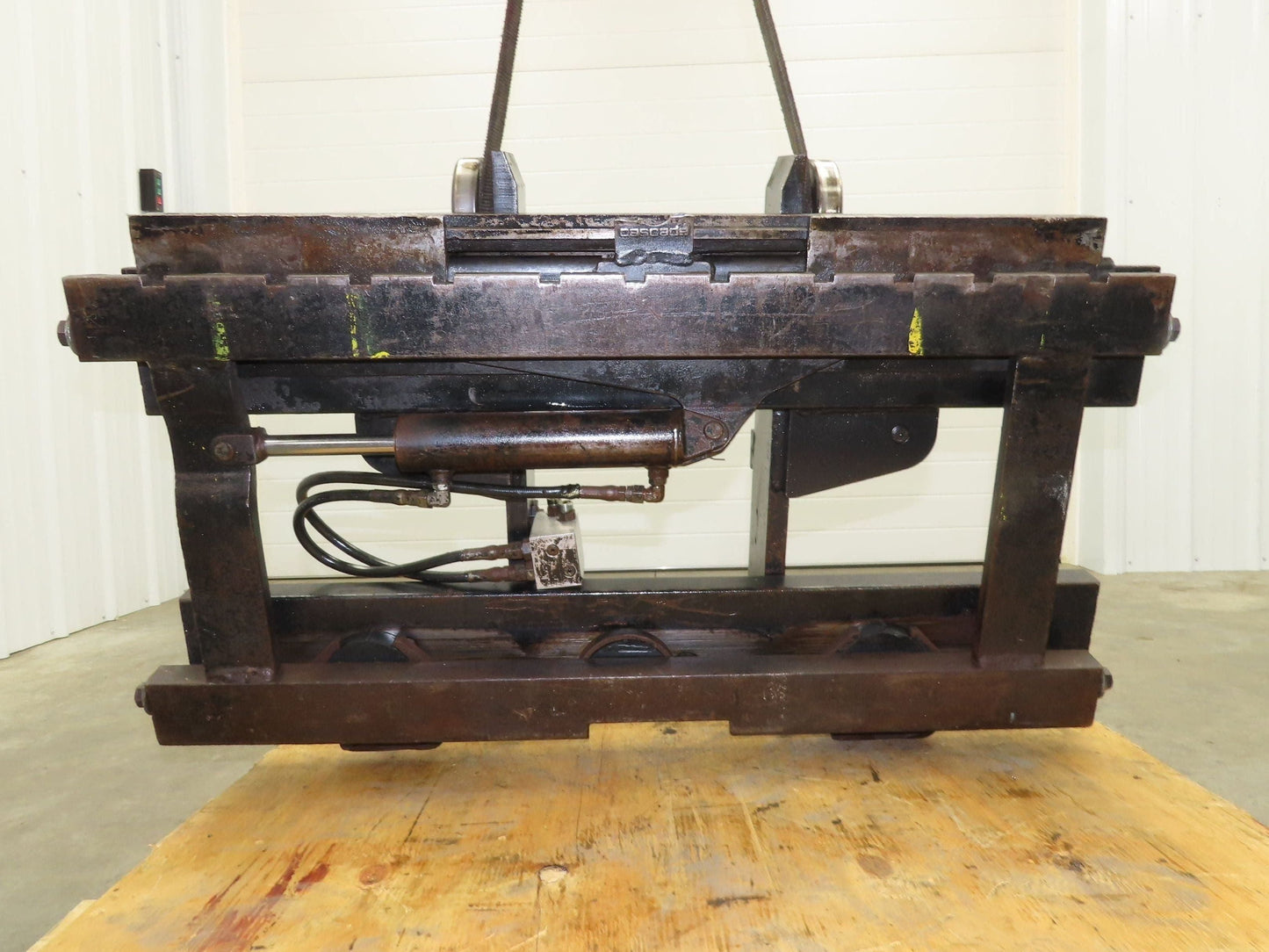 Forklift Class 3 SideShift Attachment 20" x 41" Wide 600lbs Lift Bracket Roller