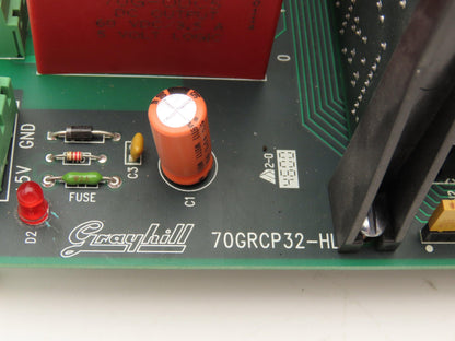 Grayhill 70GRCP32-HL PLC Relay 32-Channel Circuit PMX32D Board 70G-ODC5 Relays
