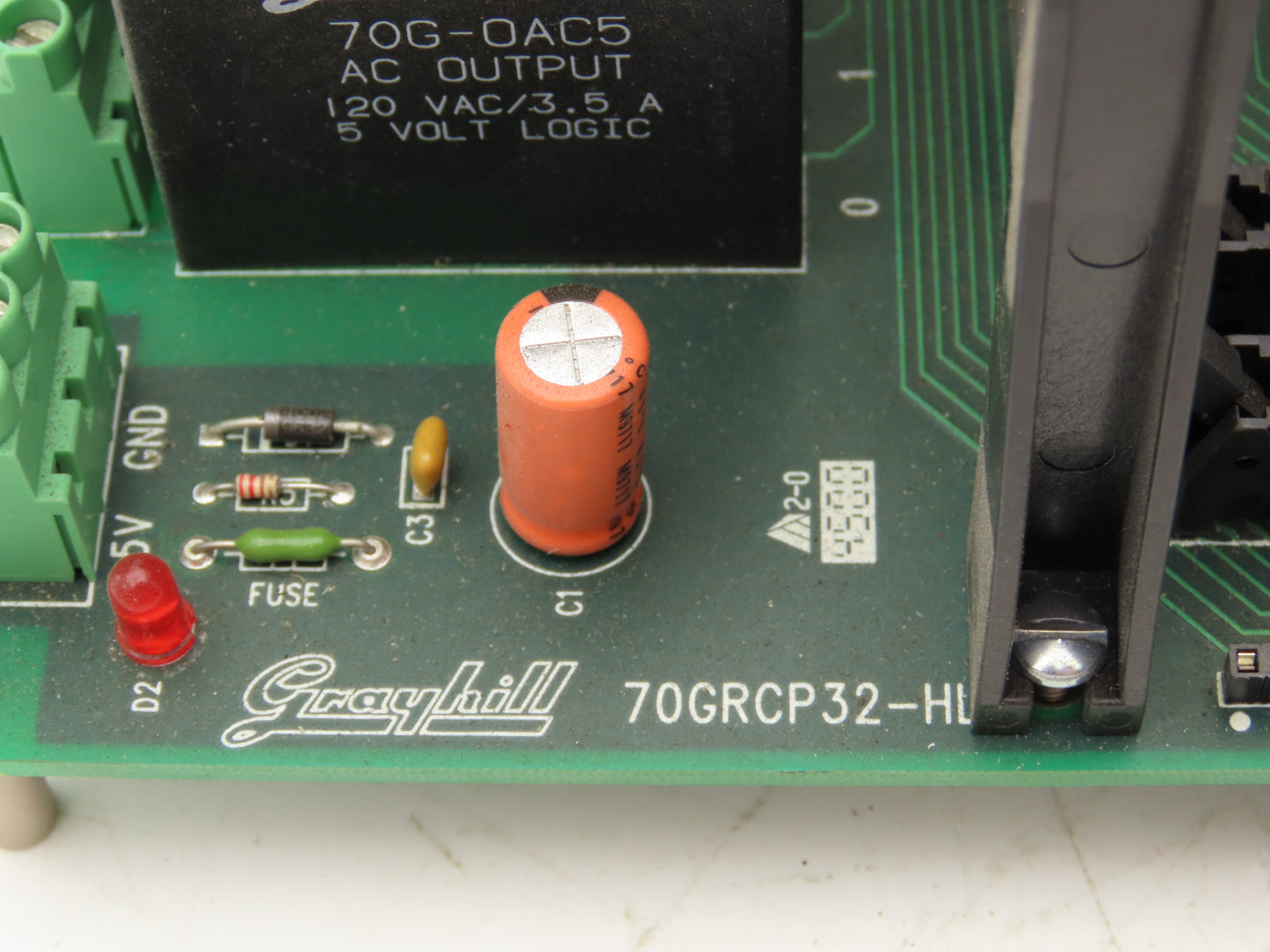 Grayhill 70GRCP32-HL PLC Relay 32-Channel Circuit PMX32D Board 70G-IDC5 Relays