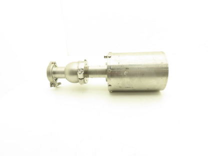 Tri Clover Alfa Laval 2" Stainless Sanitary Diverter Valve Pneumatic Actuated