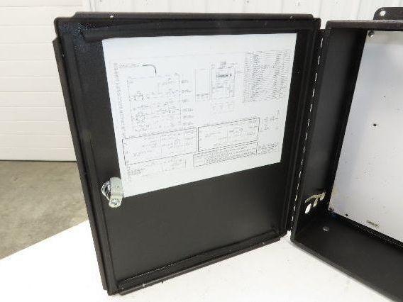 Electrical Enclosure 16x14x8" Wall Mount Control Panel Power Coat Black