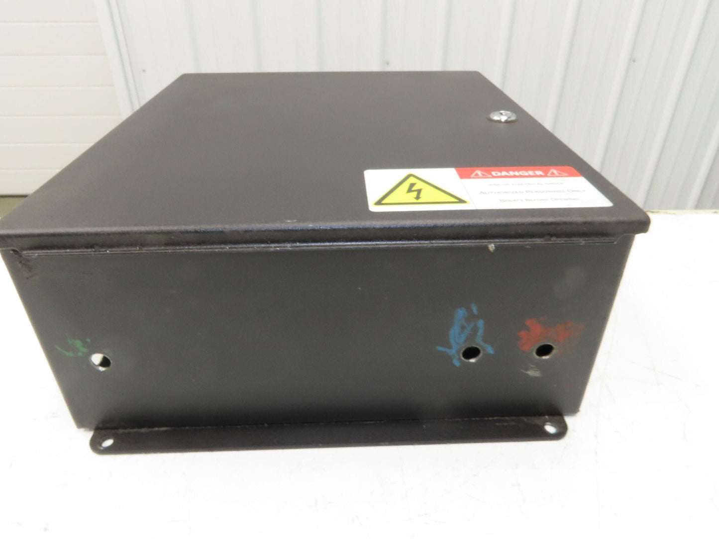 Electrical Enclosure 16x14x8" Wall Mount Control Panel Power Coat Black