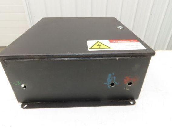 Electrical Enclosure 16x14x8" Wall Mount Control Panel Power Coat Black