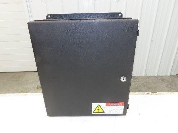 Electrical Enclosure 16x14x8" Wall Mount Control Panel Power Coat Black
