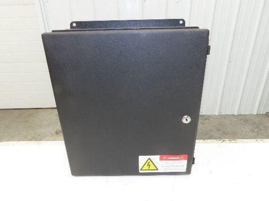 Electrical Enclosure 16x14x8" Wall Mount Control Panel Power Coat Black