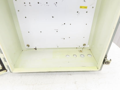 Hoffman A202008LP Electrical Enclosure Control Panel 20x20x8" Back Plate JIC