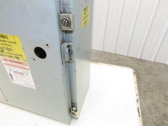 Hoffman A202008LP Electrical Enclosure Control Panel 20x20x8" Back Plate JIC