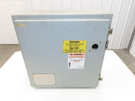 Hoffman A202008LP Electrical Enclosure Control Panel 20x20x8" Back Plate JIC