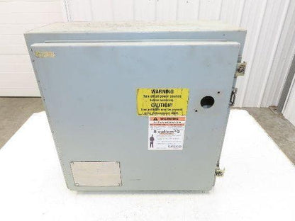 Hoffman A202008LP Electrical Enclosure Control Panel 20x20x8" Back Plate JIC