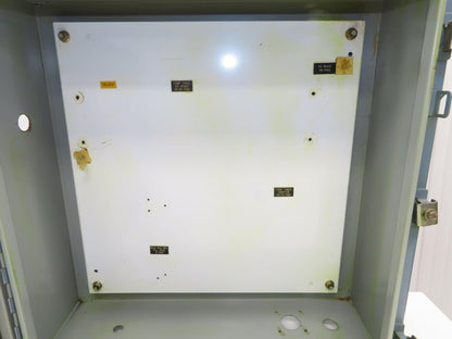 Hoffman A242408LP Electrical Enclosure Control Panel 24x24x8" Backplate JIC