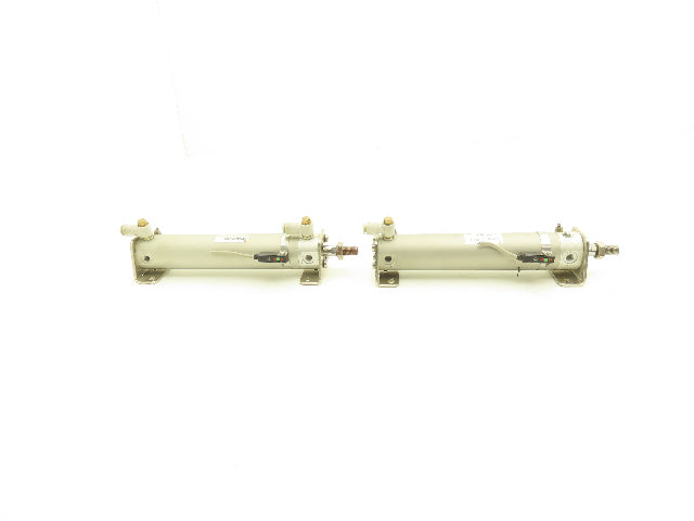 SMC CDG1BA32-125 Pneumatic Double Acting Round Cylinder 125mm Stroke Lot of 2