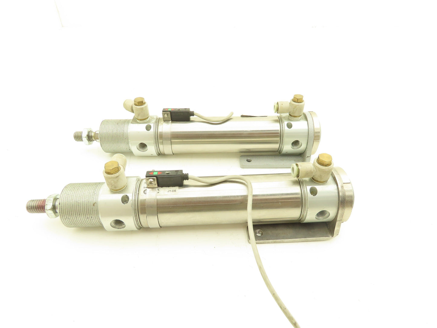 SMC CD76E40-100C-B Pneumatic Double Acting Round Cylinder 100mm Stroke Lot of 2