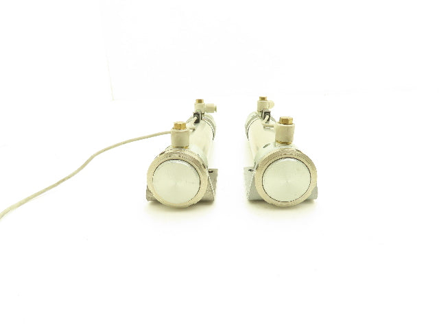 SMC CD76E40-100C-B Pneumatic Double Acting Round Cylinder 100mm Stroke Lot of 2