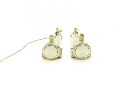 SMC CD76E40-100C-B Pneumatic Double Acting Round Cylinder 100mm Stroke Lot of 2