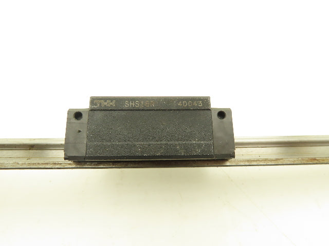 THK SHS15R Linear Bearing Block LM Guide Rail 15mm x 460mm 18"L Lot of 4