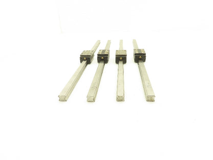 THK SHS15R Linear Bearing Block LM Guide Rail 15mm x 460mm 18"L Lot of 4