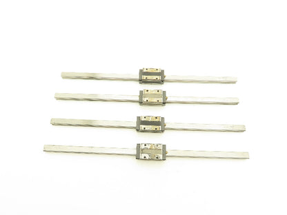 THK SHS15R Linear Bearing Block LM Guide Rail 15mm x 460mm 18"L Lot of 4