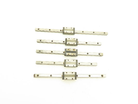 THK SHS15R Linear Bearing Block LM Guide Rail 15mm Mixed Length Lot of 5