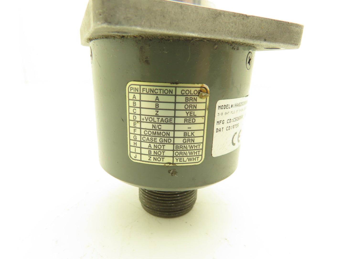 Dynapar HA62520000240 Flange Mounted Rotary Encoder Amphenol 9729 Connector