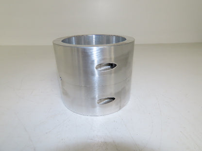 Maxcess Americas Aluminum Shaft Coupler Sleeve 4" ID 5" OD 4" W M6-1.0