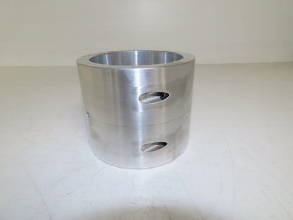 Maxcess Americas Aluminum Shaft Coupler Sleeve 4" ID 5" OD 4" W M6-1.0