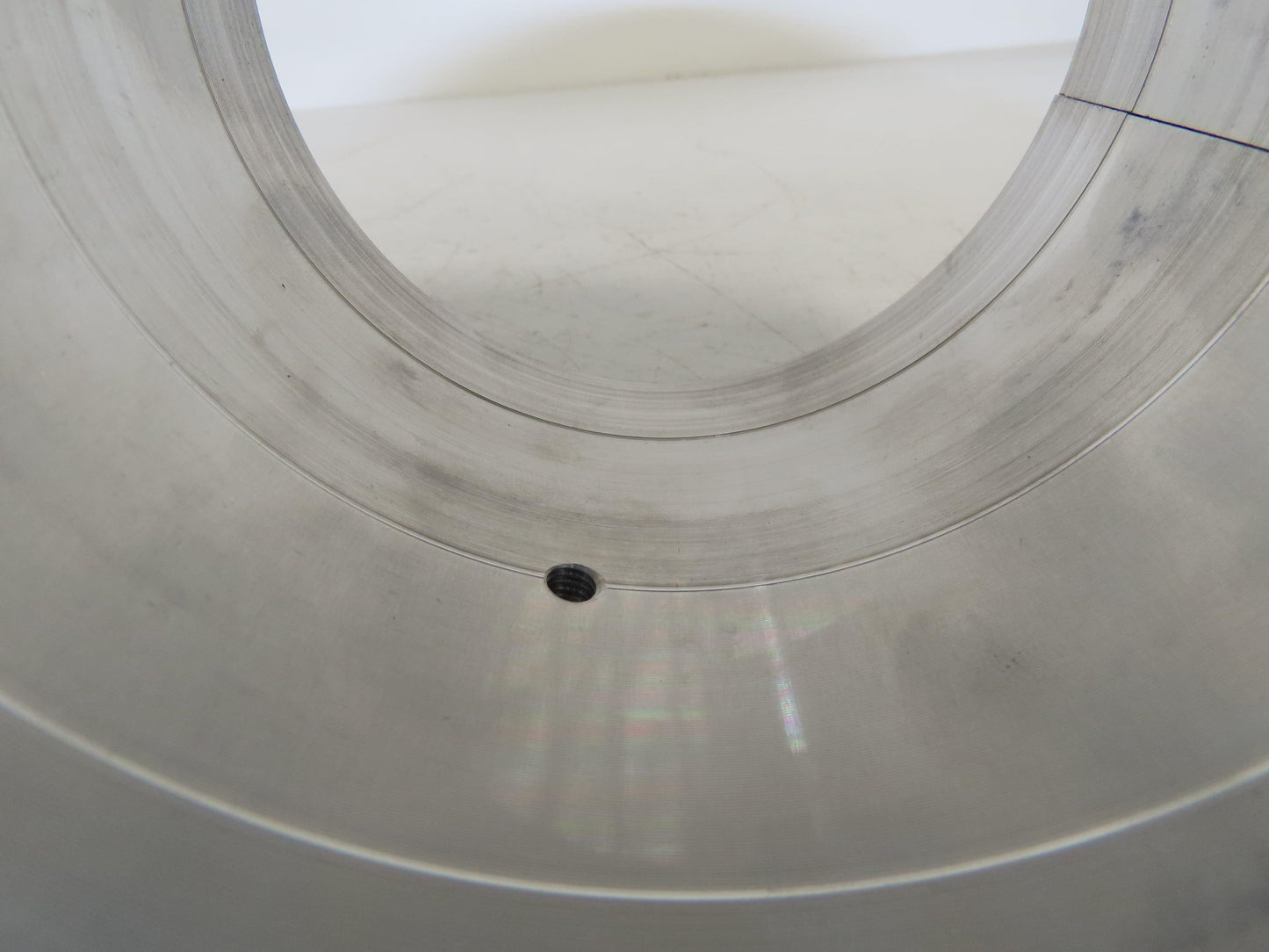 Maxcess Americas Aluminum Shaft Coupler Sleeve 4" ID 5" OD 4" W M6-1.0