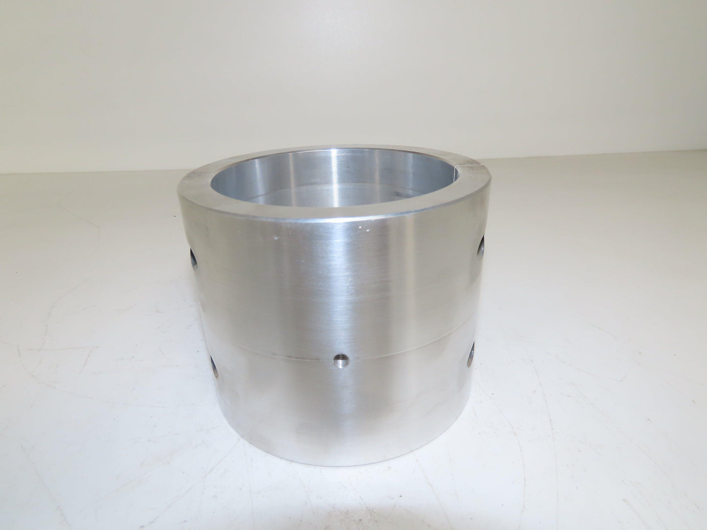 Maxcess Americas Aluminum Shaft Coupler Sleeve 4" ID 5" OD 4" W M6-1.0