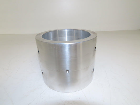 Maxcess Americas Aluminum Shaft Coupler Sleeve 4" ID 5" OD 4" W M6-1.0