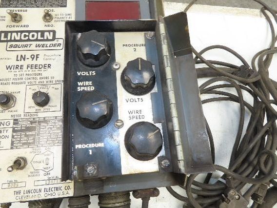 Lincoln LN-9F Squirt Mig Welder Wire Feeder Control Feed 90VDC Motor