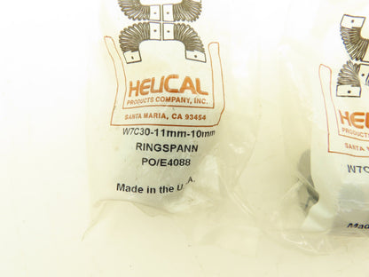 Heli-Cal 11mm-10mm Helical Flexible Shaft Coupling Lot of 2