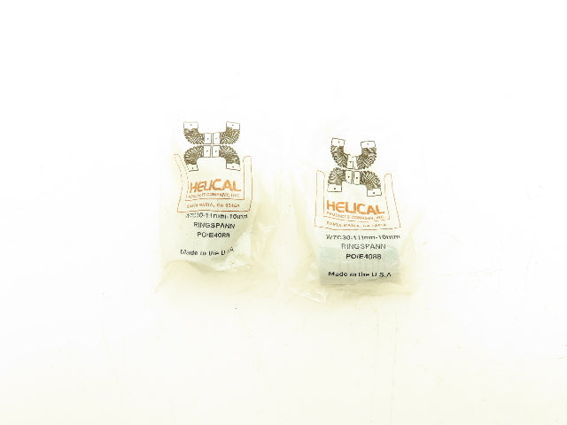 Heli-Cal 11mm-10mm Helical Flexible Shaft Coupling Lot of 2