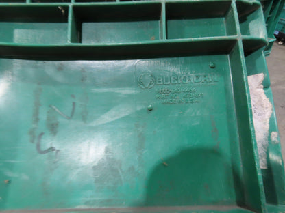 Orbis SO4815-7 Stackable GREEN Plastic Tote Container Bin 48x15x7" Lot of 20