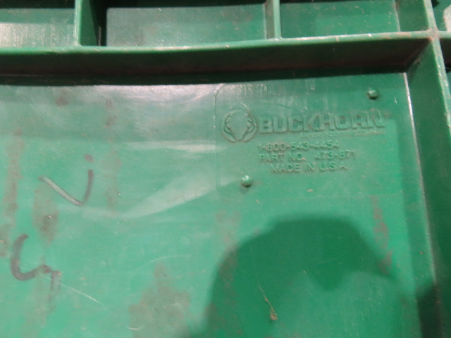 Orbis SO4815-7 Stackable GREEN Plastic Tote Container Bin 48x15x7" Lot of 20