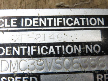 Oshkosh F2146 Rockwell Transfer Case Hi Low Pneumatic Front Wheel Drive