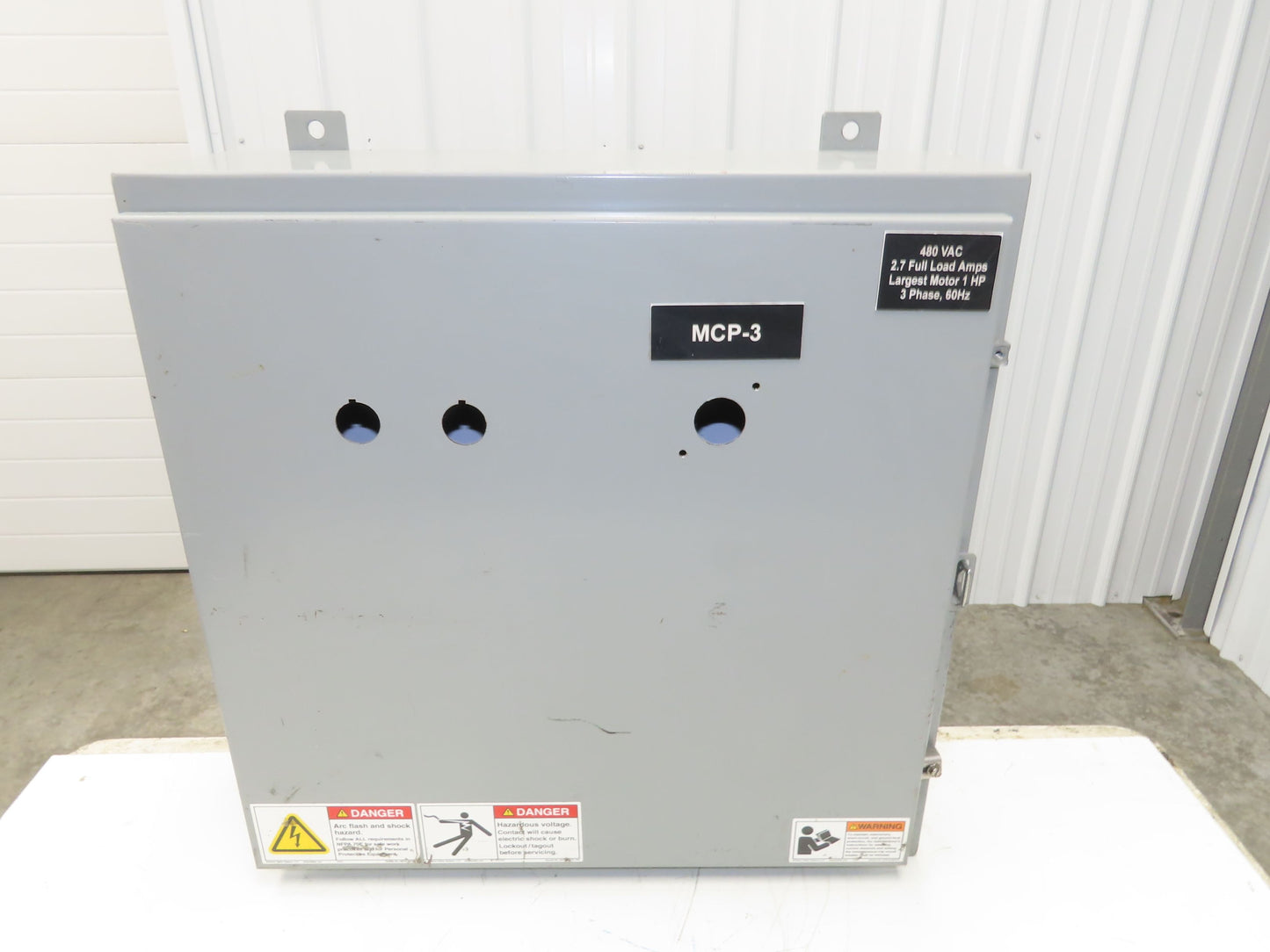 SCE SCE-24H2408LP Electrical Enclosure Junction Box 24x24x8" Type 12 Gray