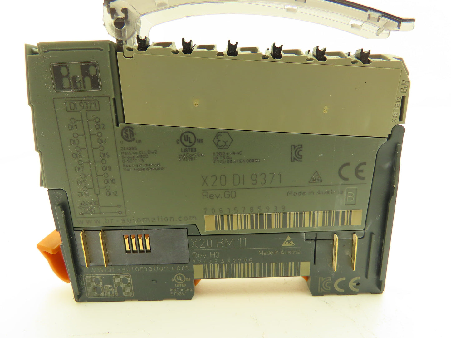 B&R Automation X20 DI 9371 Digital Input Module 12 Digital Inputs Sink Lot of 3
