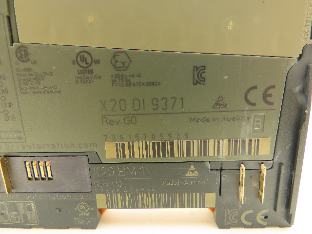 B&R Automation X20 DI 9371 Digital Input Module 12 Digital Inputs Sink Lot of 3