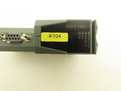 B&R Automation X20 IF 1063-1 PROFIBUS DP V1 Slave Interface Module