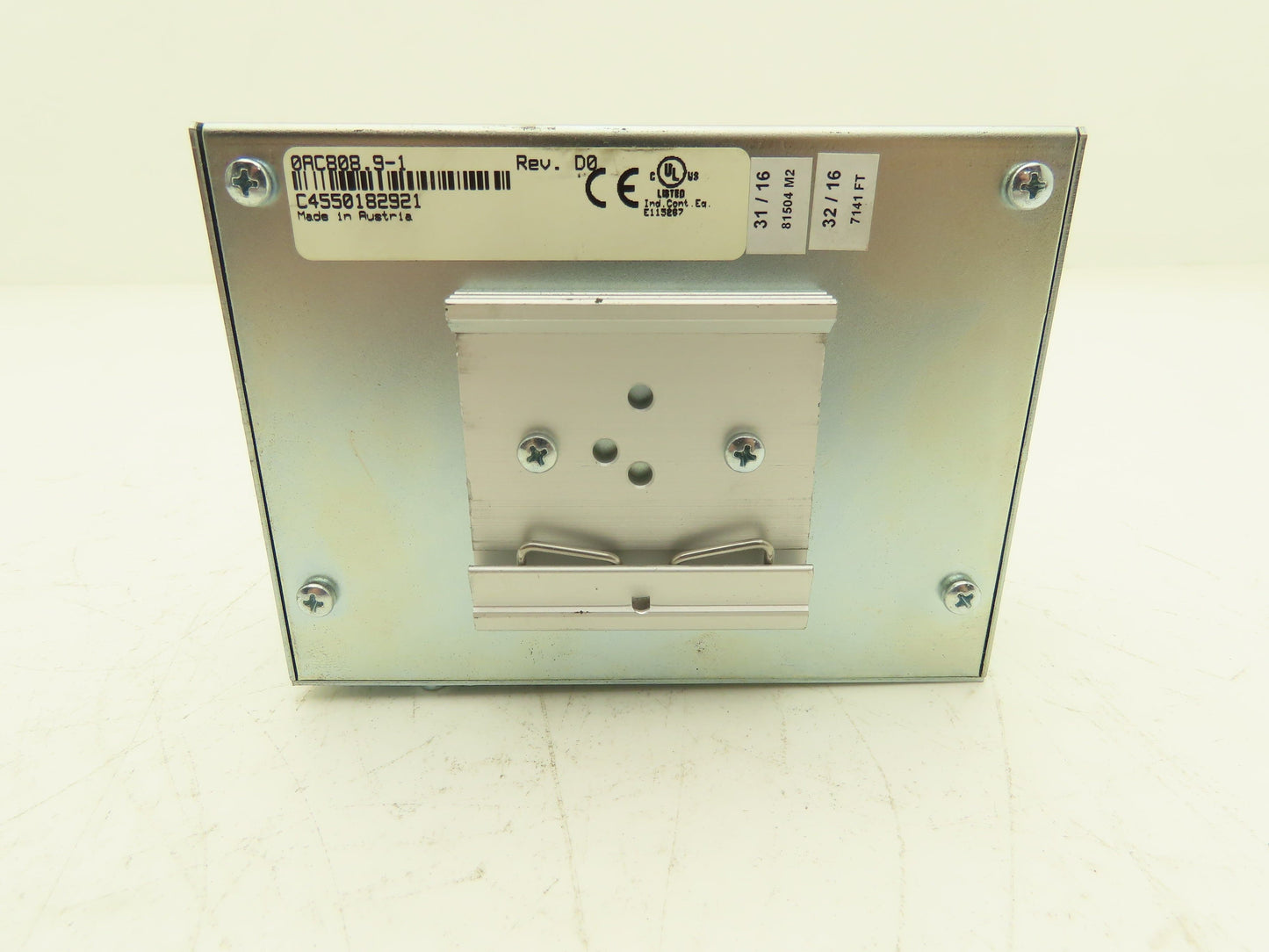 B&R Automation 0AC808.9-1 8-Port 10/100 Ethernet Switch DIN Rail Mountable 24VDC