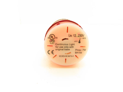 Pfannenberg BR50 Stack light Signal Tower 5x Red 1x Clear 24V AC/DC