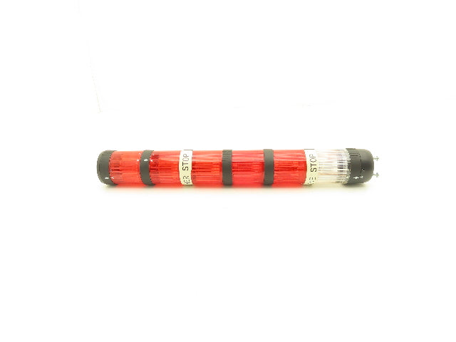 Pfannenberg BR50 Stack light Signal Tower 5x Red 1x Clear 24V AC/DC