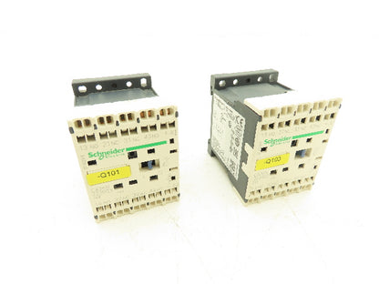 Schneider Electric CA3KN 223BD3 Control Relay 600VAC 10A 4-Pole 2NO 2NC Lot of 2