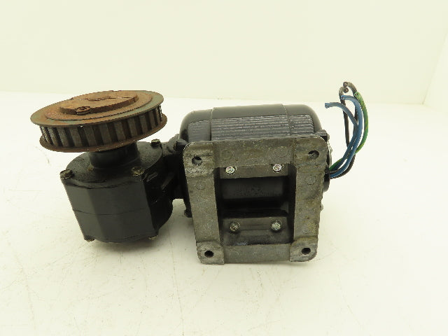 Bodine NCI-34RH Gearmotor 1/15Hp 115V 1PH 170 RPM 10:1 Reducer Foot Mount
