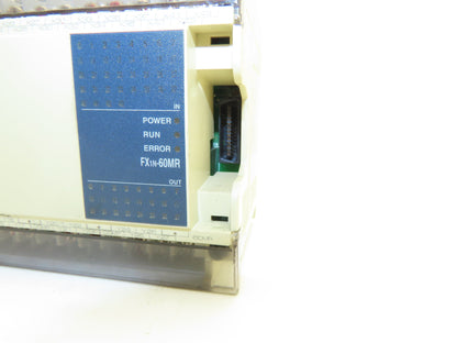 Mitsubishi FX1N-60MR-001 Melsec Programmable Logic Controller PLC Input Output