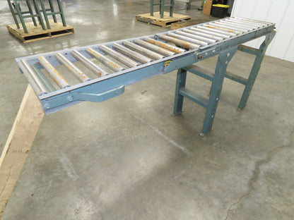 Hytrol 15"x5' 11" Gravity Roller Conveyor Walk-Thru 31" Gate 1-3/8" Roller 13"BF